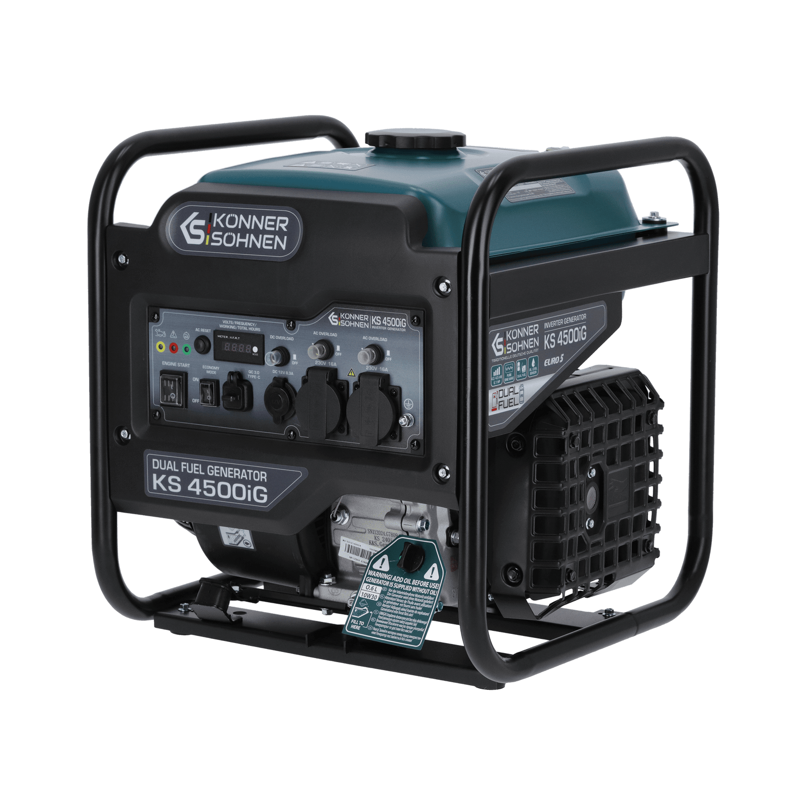 Dvostruki gorivni inverter generator KS 4500iG