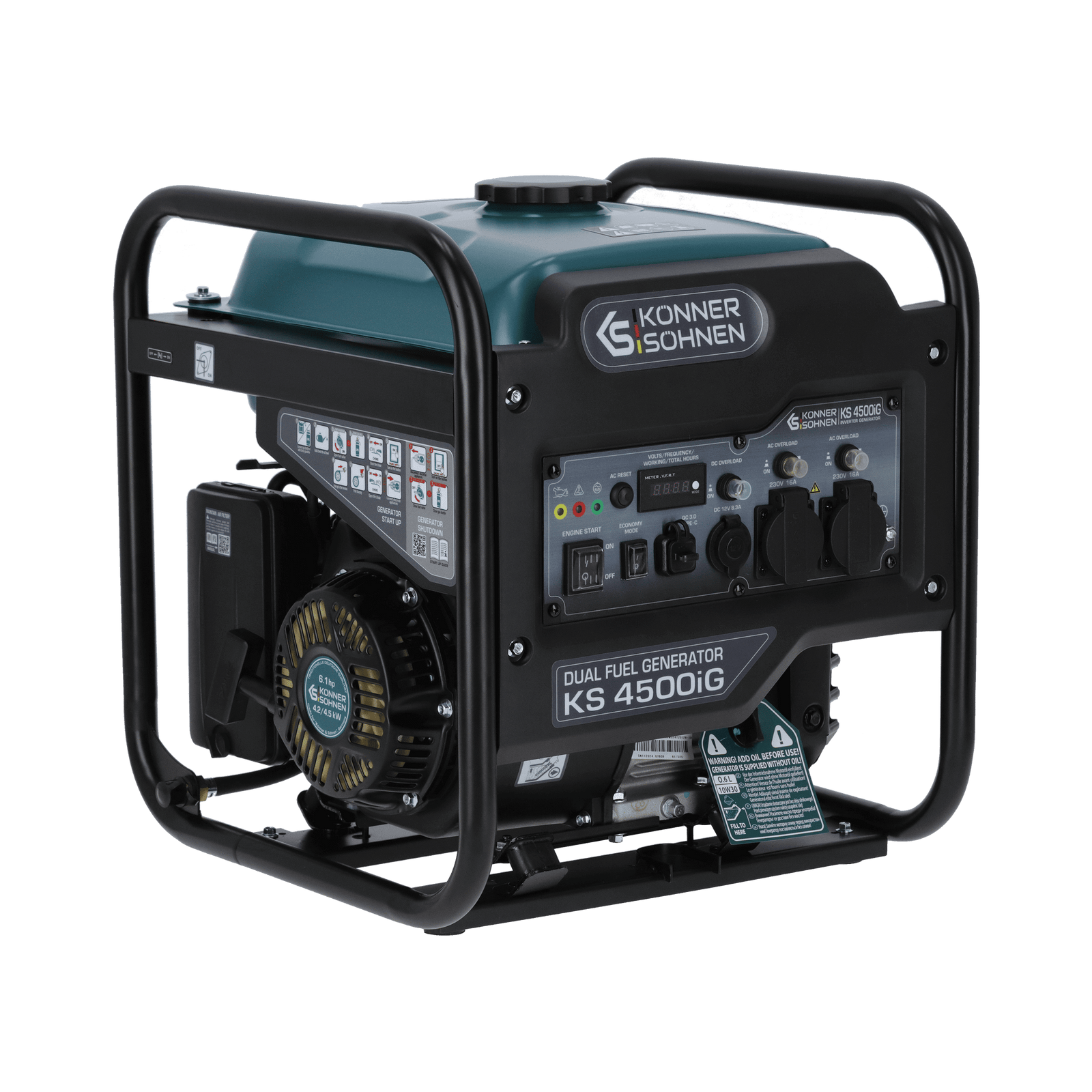 Dvostruki gorivni inverter generator KS 4500iG