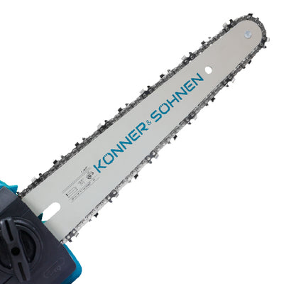 12-inch (30 cm) geleidestang en 10 m/s kettingsnelheid