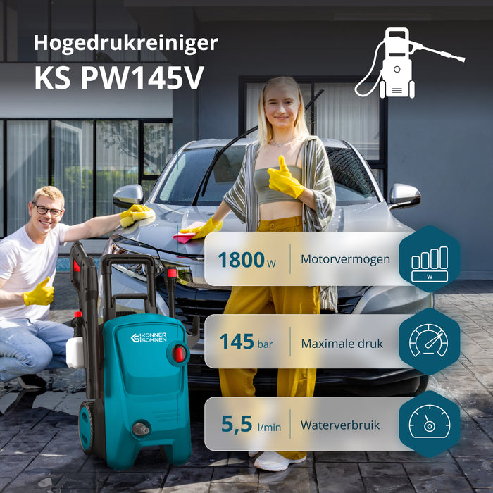 Πλυστικό Υψηλής Πίεσης KS PW145V