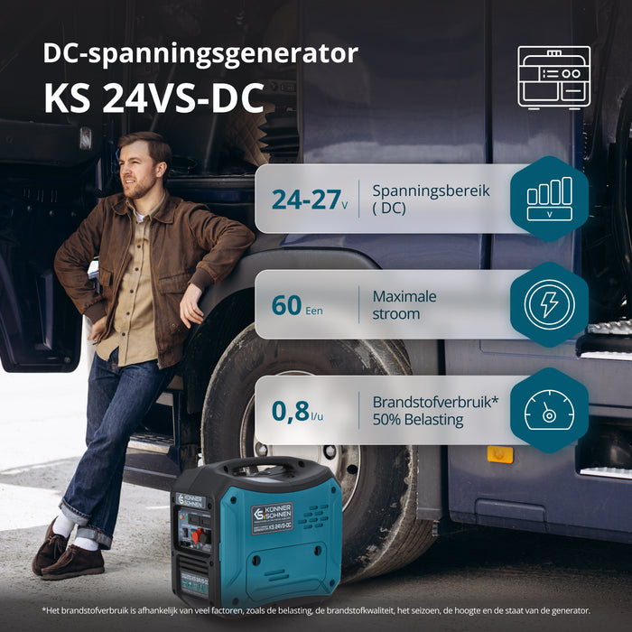 KS 24VS-DC Tasavirtageneraattori