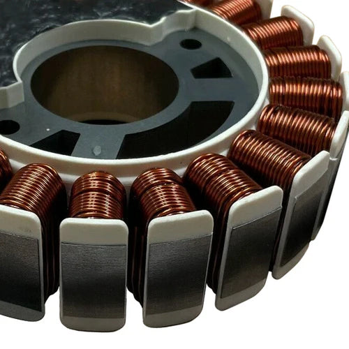 Borstelloze alternator met 100% koperen wikkeling