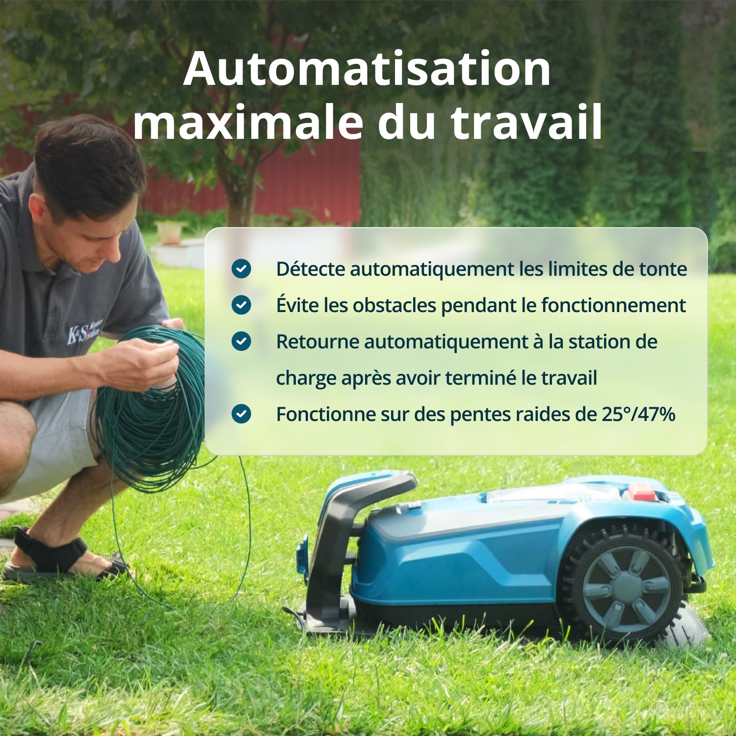 Robot tondeuse KS 22RLM (Reconditionné État correct)