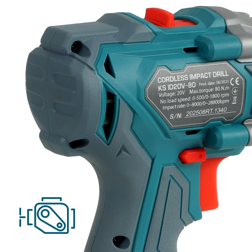 Fúró kefementes motorral