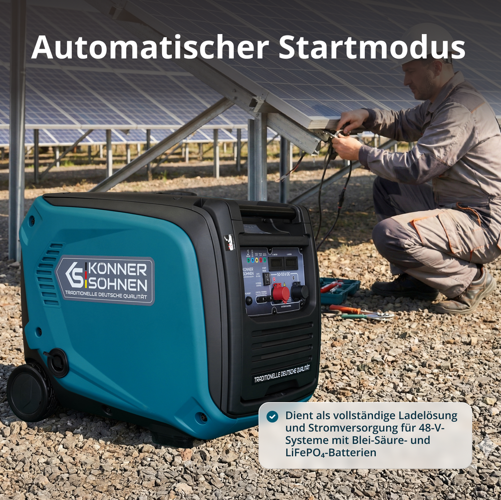 Gleichstromgenerator KS 48VGS-DC, Version 50–55V