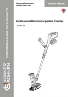 Bežični multifunkcionalni baštenski trimer KS MFT-20V