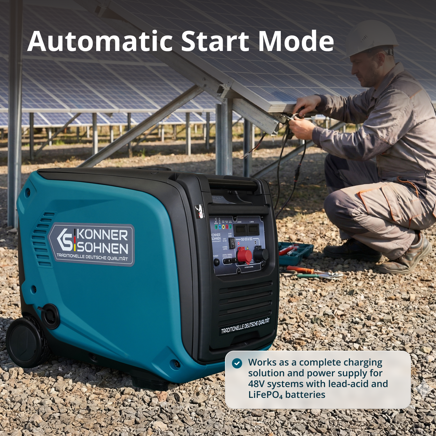 KS 48VGS-DC Direct current generator, version 50–55V