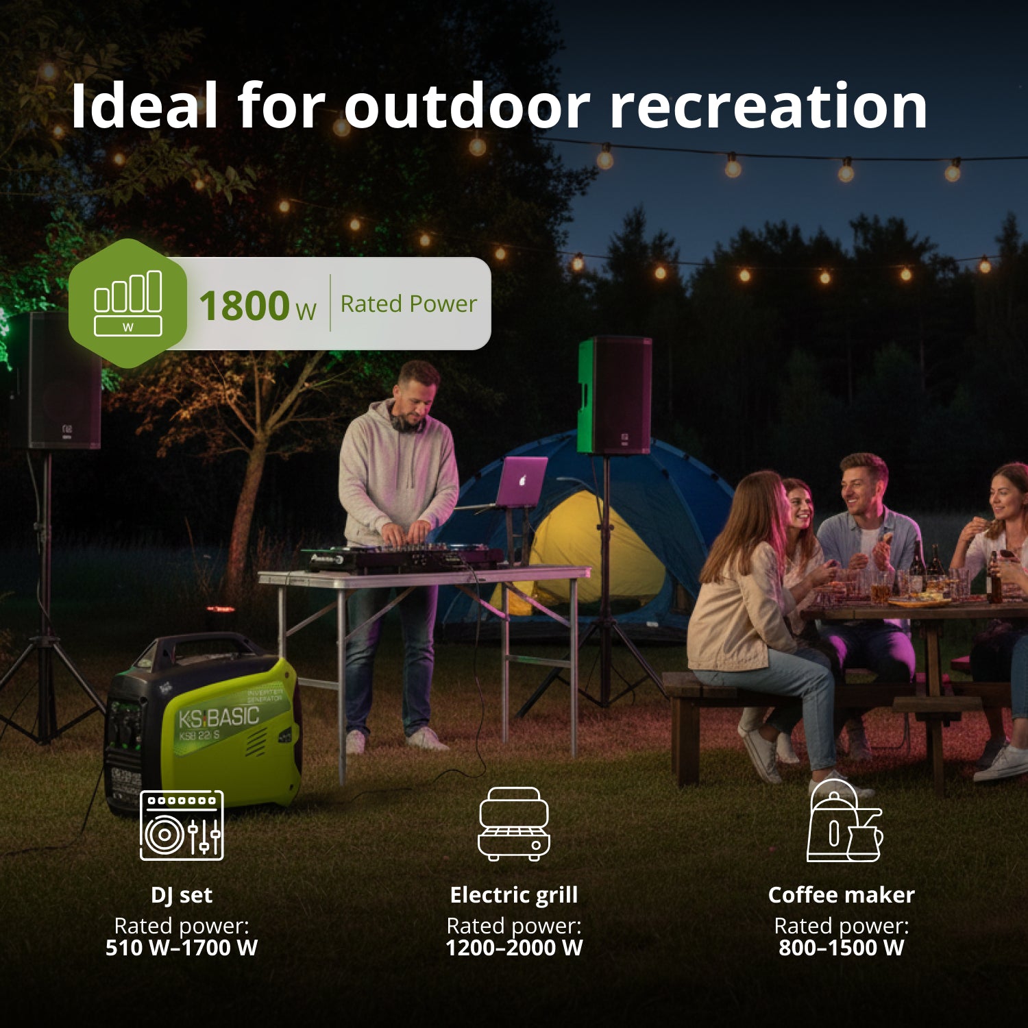 Inverter generator KSB 22i S