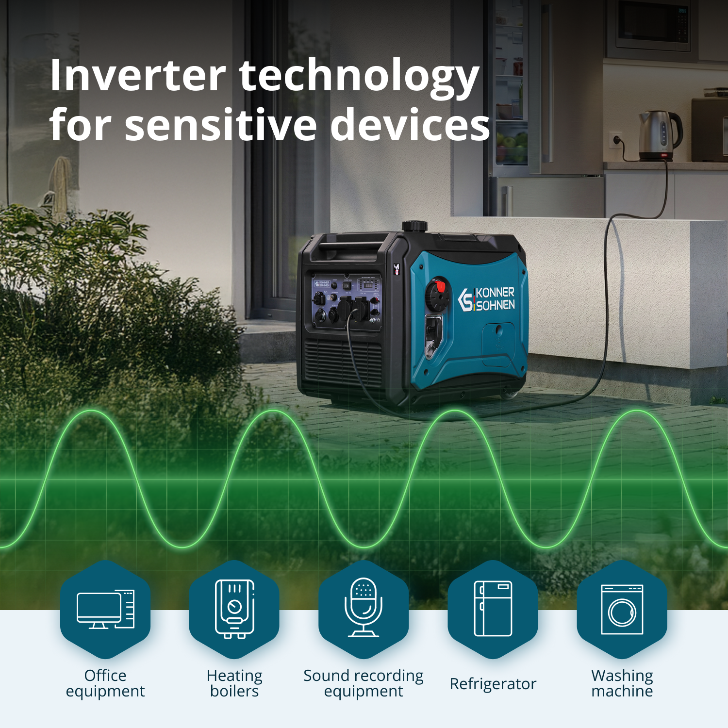 Invertorový generátor KS 4000iE S