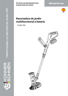 Recortadora de jardín multifunctional a batería KS MFT-20V