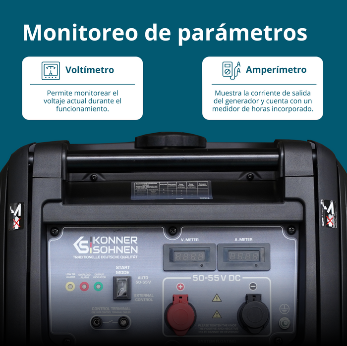 Generador de corriente continua KS 48VS-DC, versión 50–55V