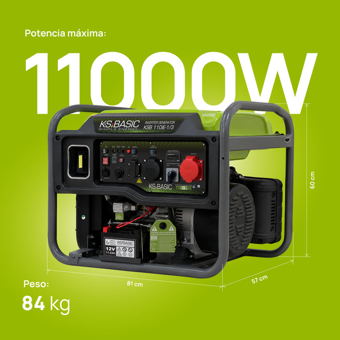 Generador Inverter KSB 110iE-1/3