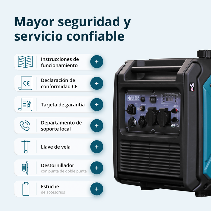 Generador inverter Könner & Söhnen KS 4000iE S