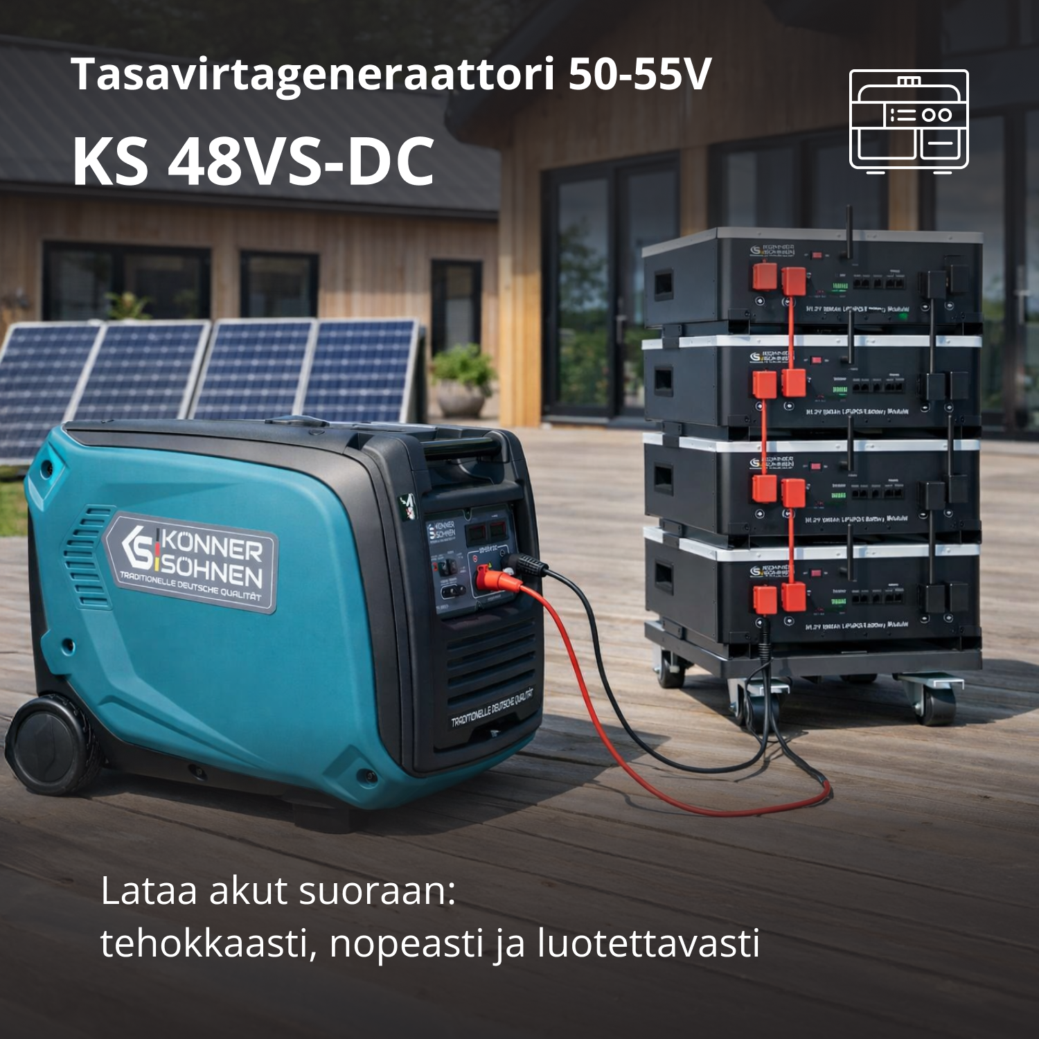 KS 48VS-DC Tasavirtageneraattori, versio 50–55V