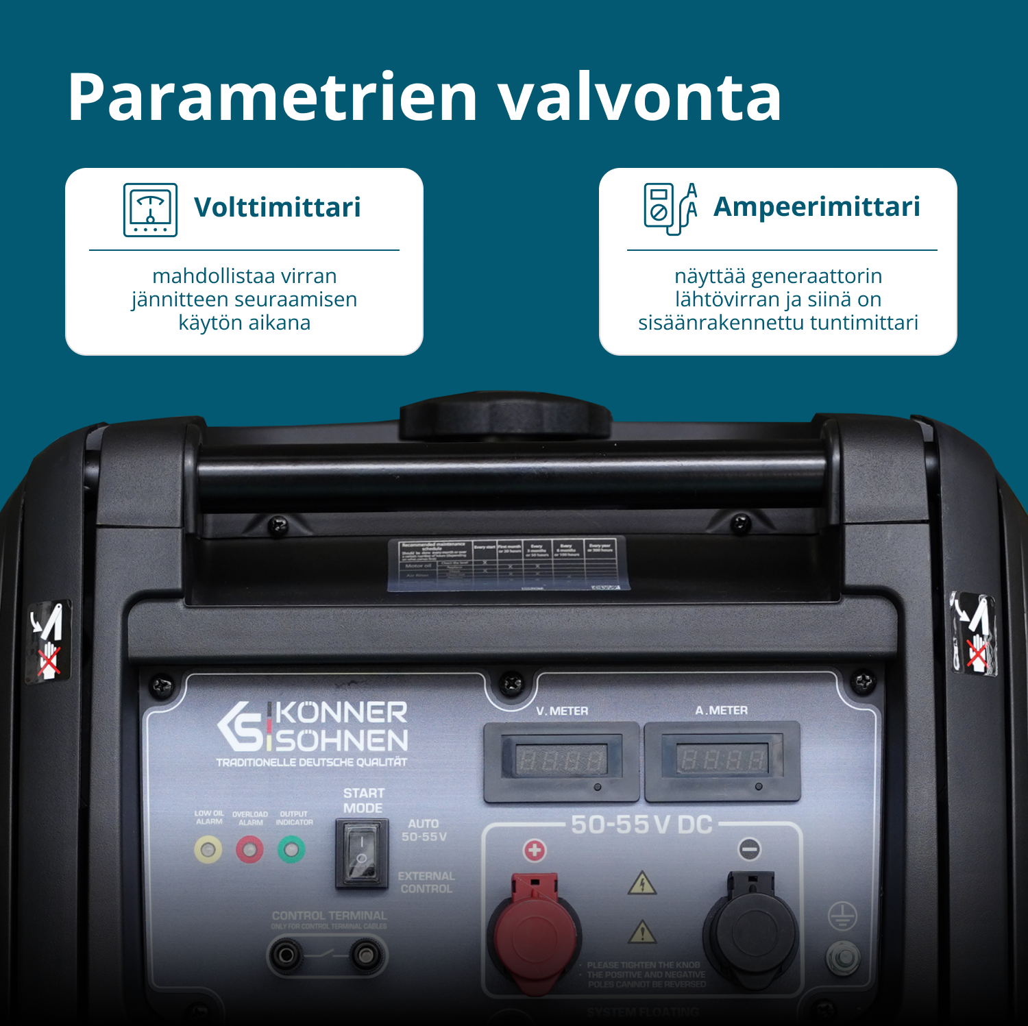 KS 48VS-DC Tasavirtageneraattori, versio 50–55V