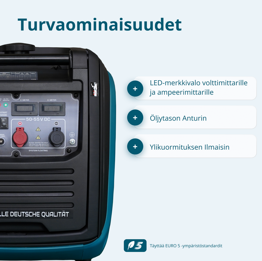 KS 48VGS-DC Tasavirtageneraattori, versio 50–55V