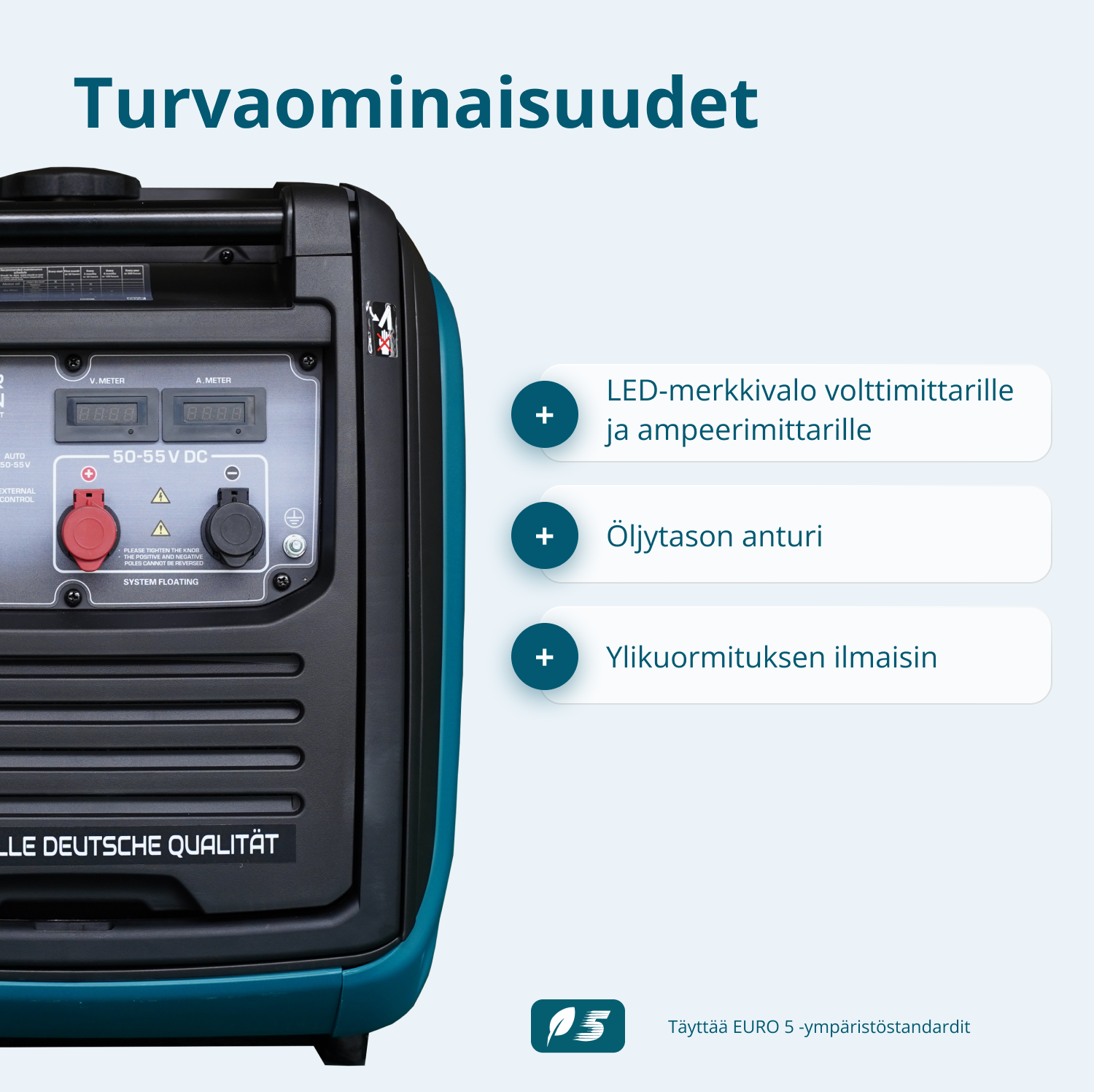 KS 48VS-DC Tasavirtageneraattori, versio 50–55V