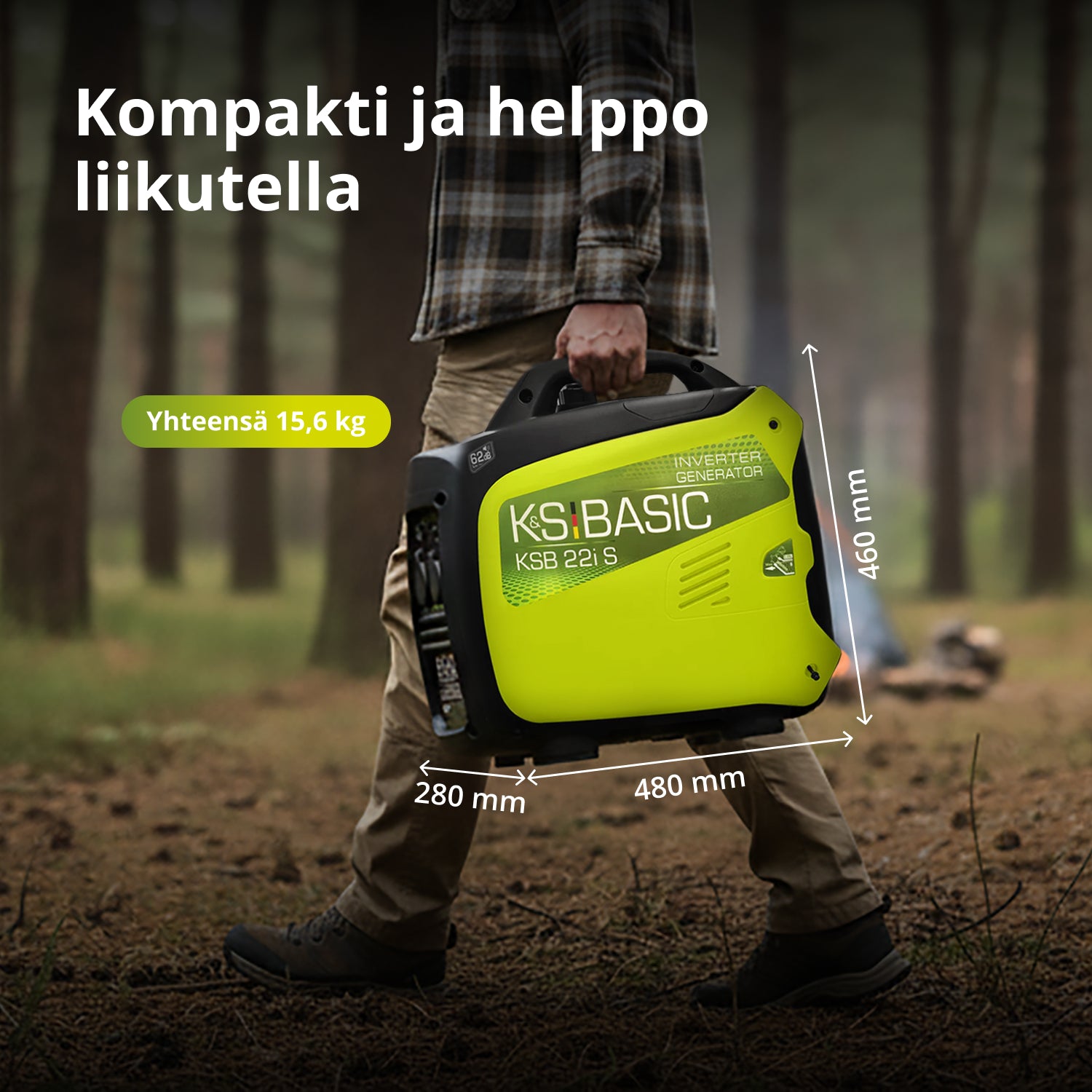 Invertterigeneraattori KSB 22i S