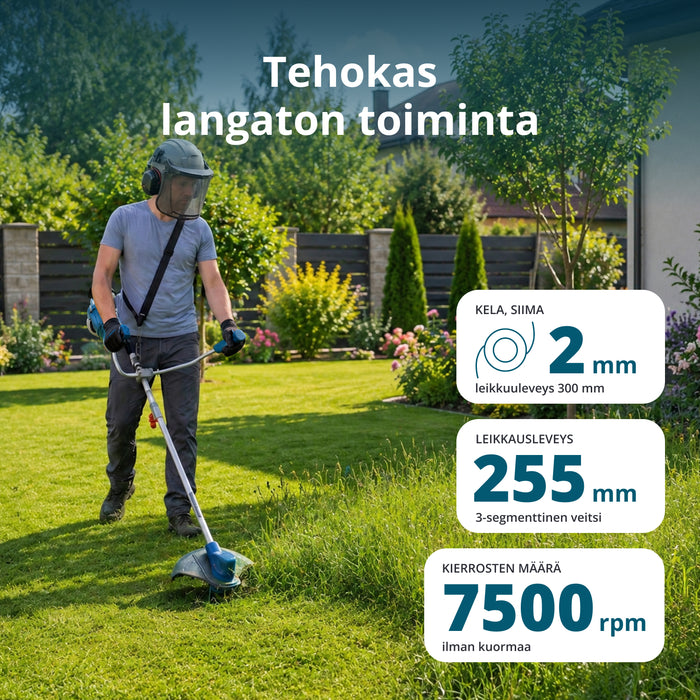 Akkukäyttöinen puutarhatrimmeri KS BCT1-40V