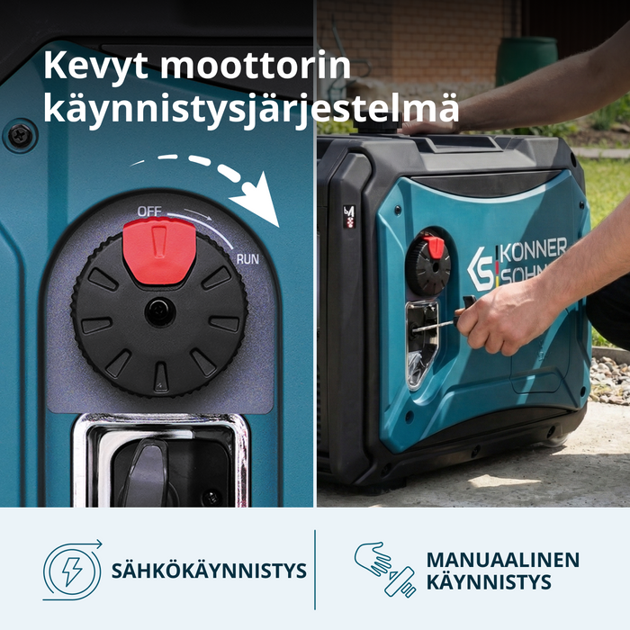 Invertterigeneraattori KS 4000iE S