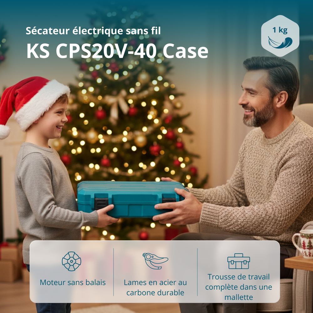 Sécateur à batterie KS CPS20V-40 Case PLUS
