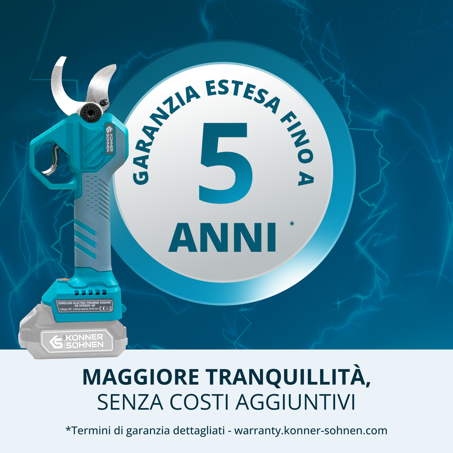 Cesoie a batteria KS CPS20V-40 Case