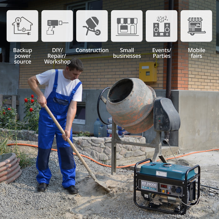 LPG/Benzínový generátor „Könner & Söhnen“ KS 2900G