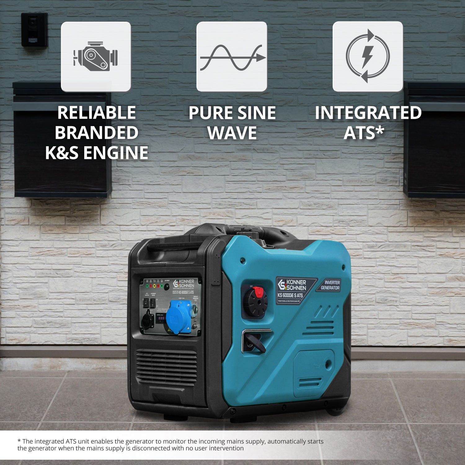 Invertergenerator KS 6000iE S ATS