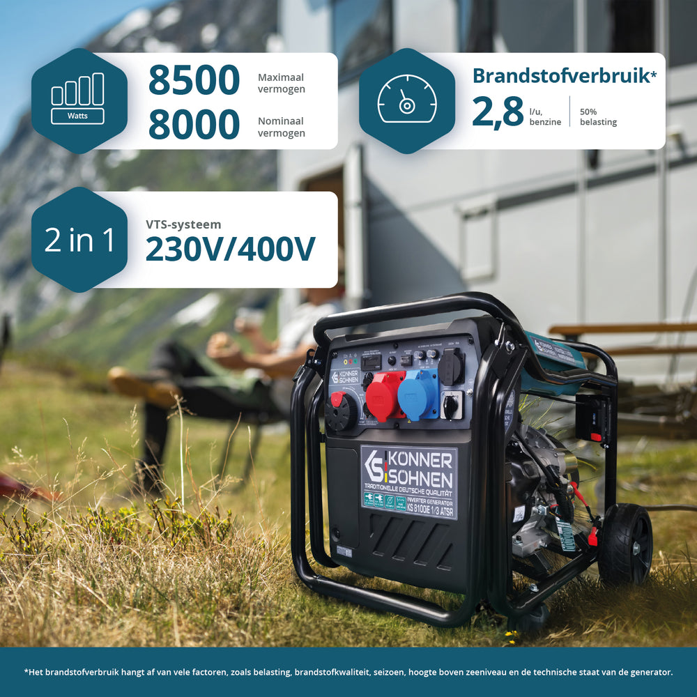 Invertorový generátor KS 8100iE 1/3 ATSR