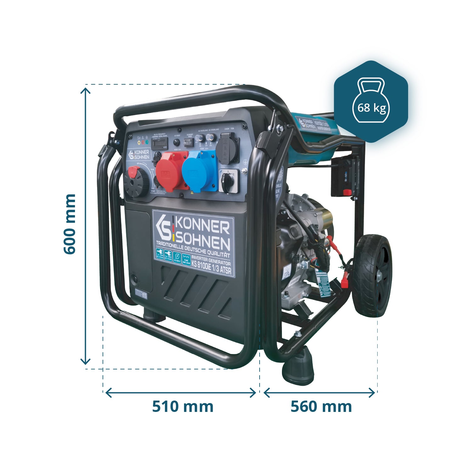 Invertergenerator KS 8100iE 1/3 ATSR