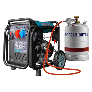 LPG/benzin invertergenerator KS 8100iEG 1/3