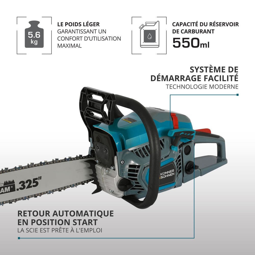 Tronçonneuse à essence KS CS31G-18-1