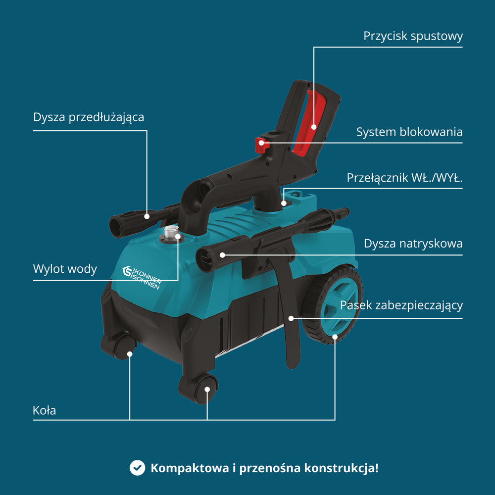 Myjka ciśnieniowa KS PW130H