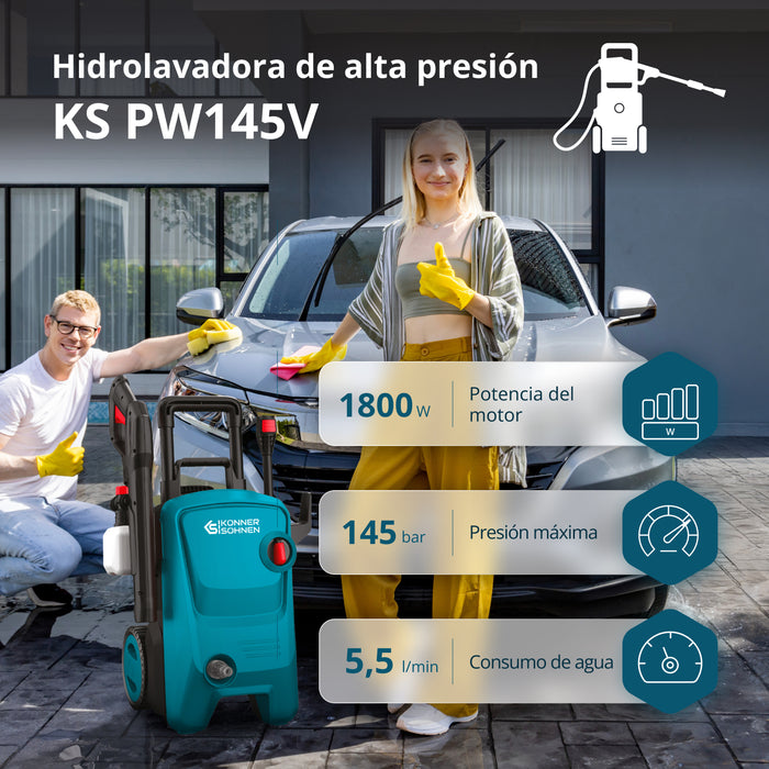 Hidrolimpiadora de alta presión KS PW145V