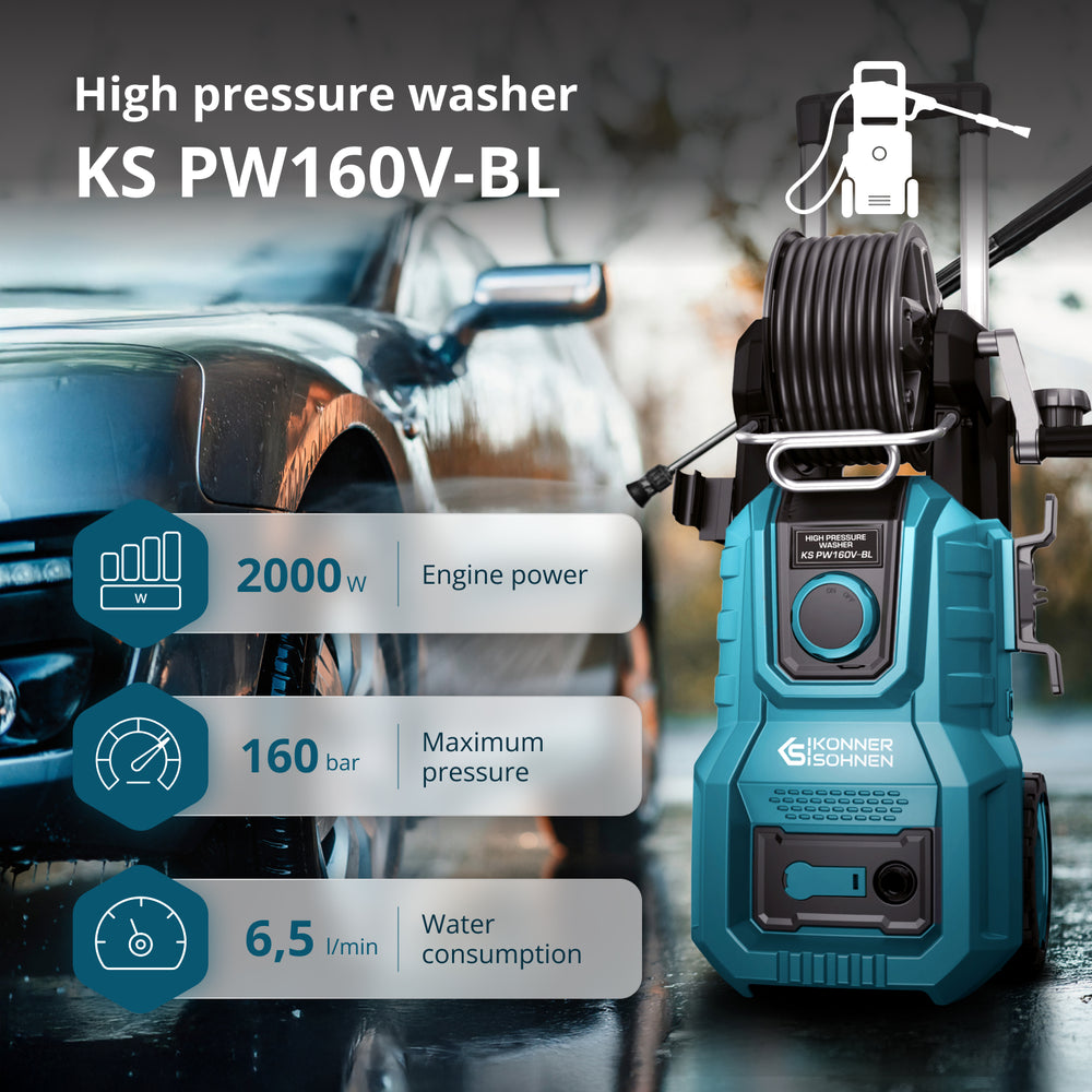 Idropulitrice ad Alta Pressione KS PW160V-BL