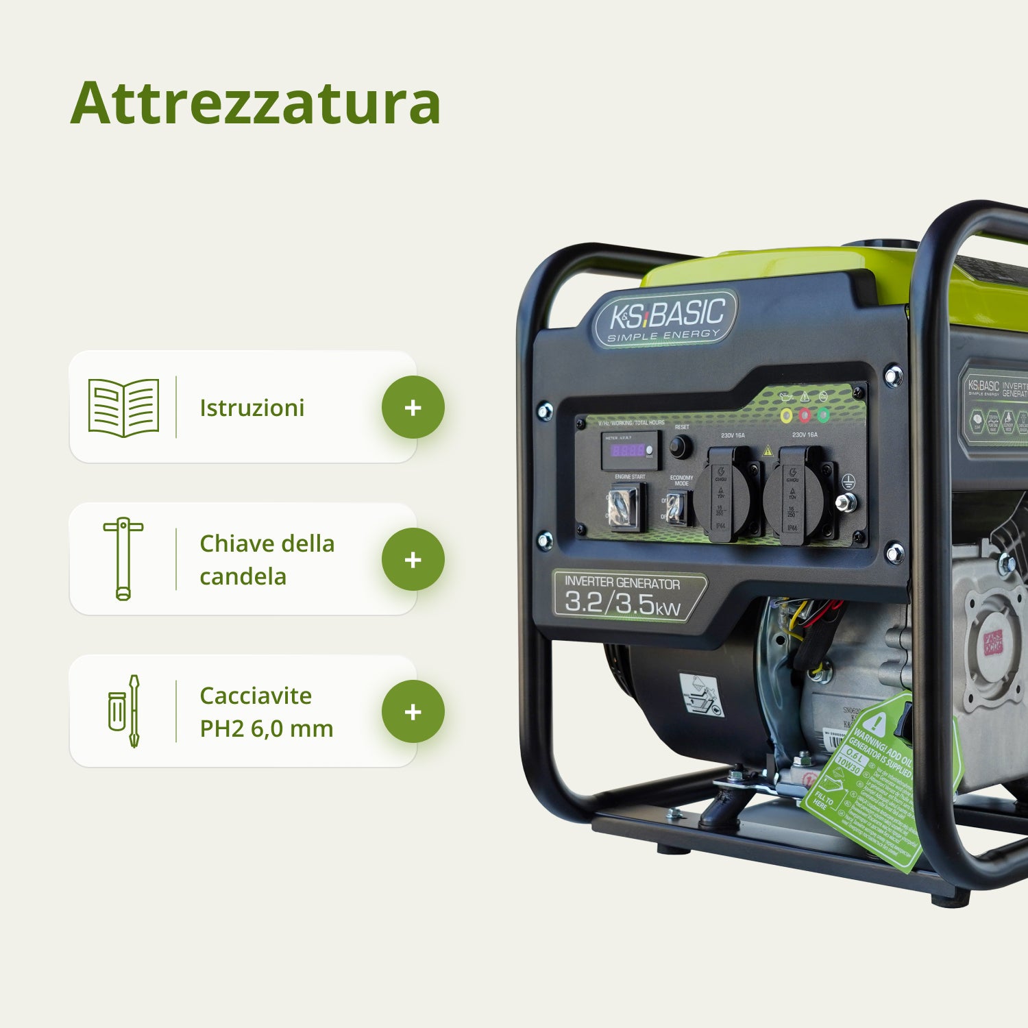 Generatore Inverter KSB 35i