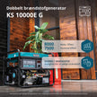 LPG/Benzin Generator "Könner & Söhnen" KS 10000E G thumbnail