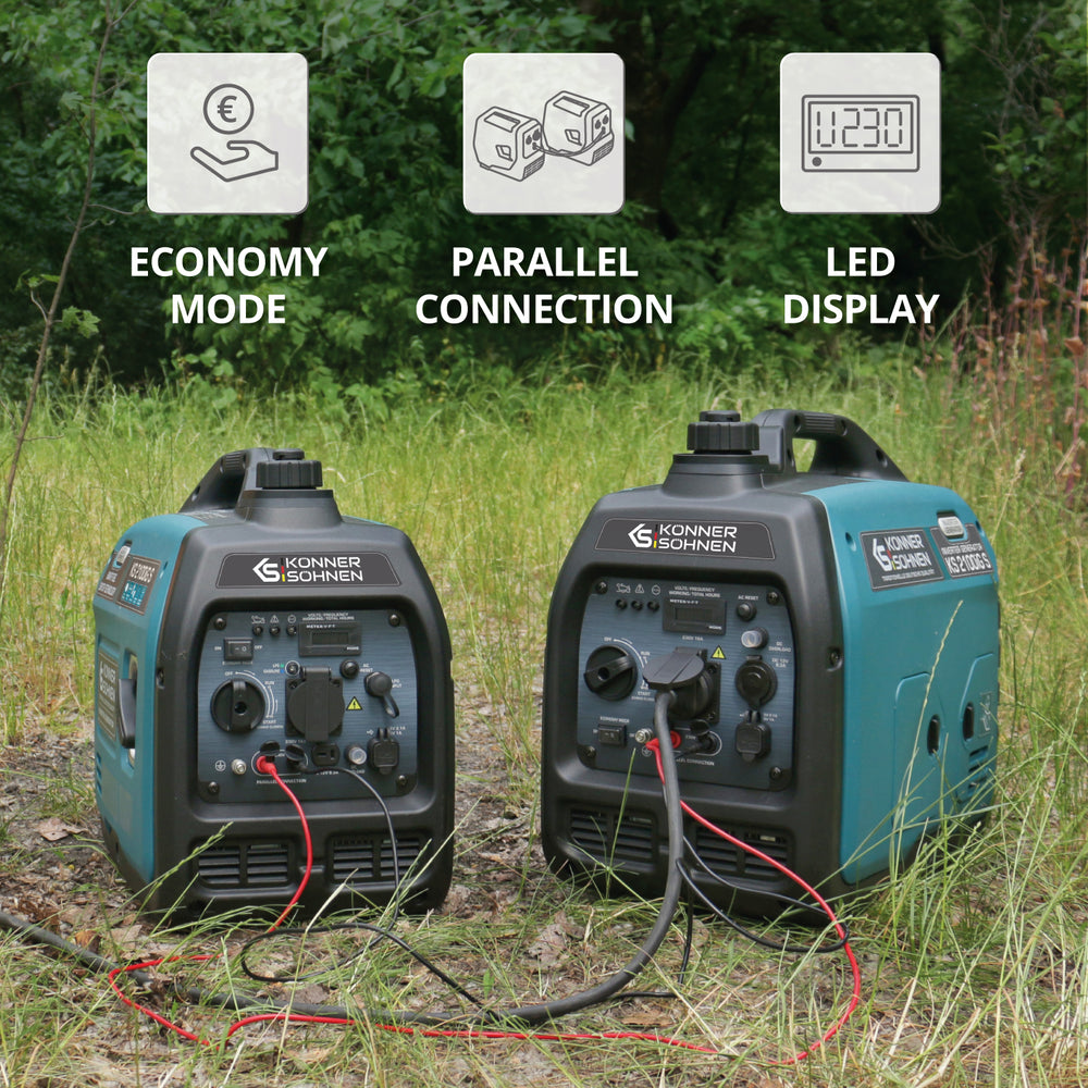 LPG/bensiini-invertterigeneraattori KS 2100iG S