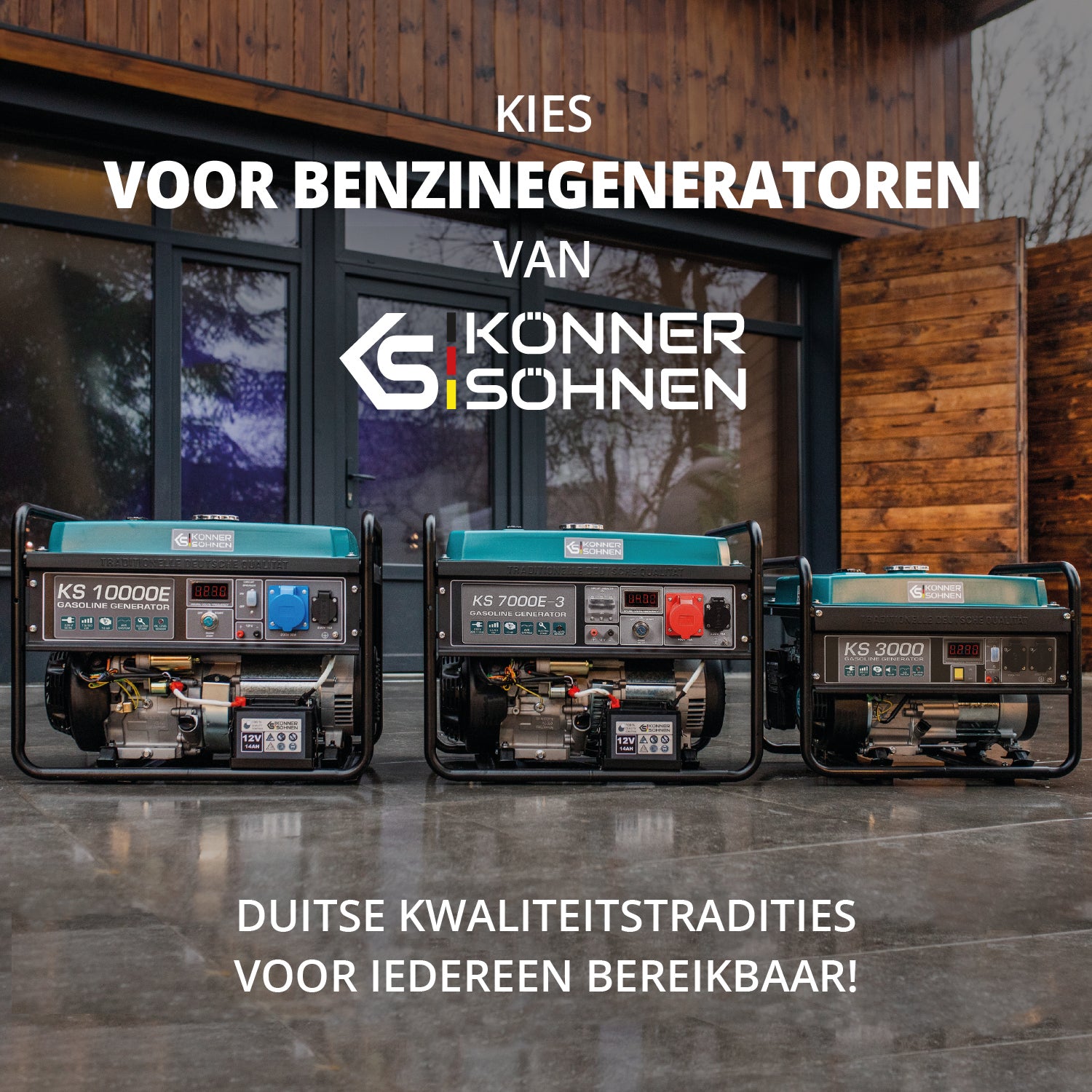 LPG/benzinski generator „Könner & Söhnen“ KS 2900G