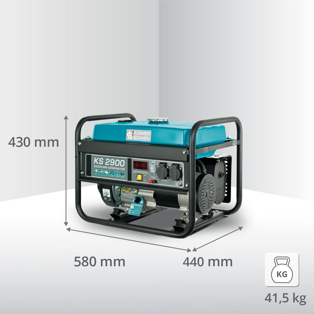 Benzinski generator „Könner & Söhnen“ KS 2900