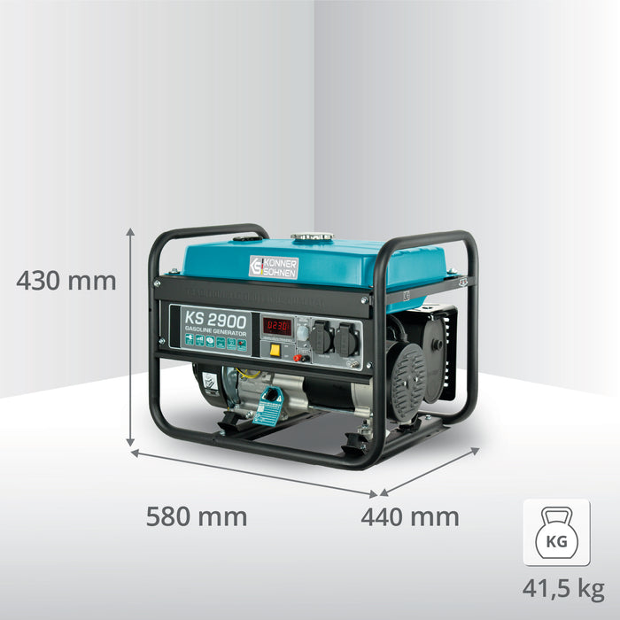 Benzinski generator „Könner & Söhnen“ KS 2900