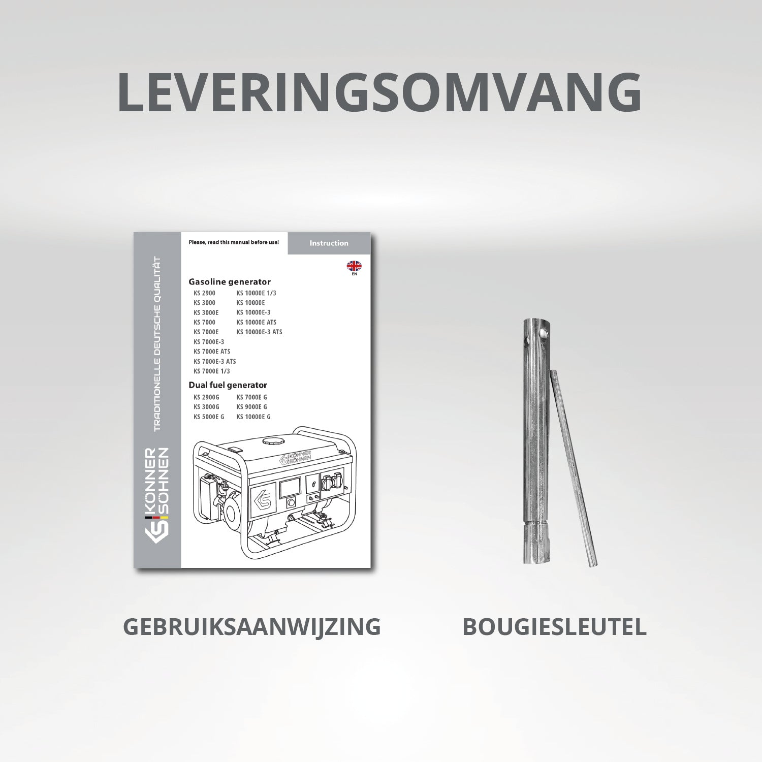 Benzinski generator „Könner & Söhnen“ KS 2900