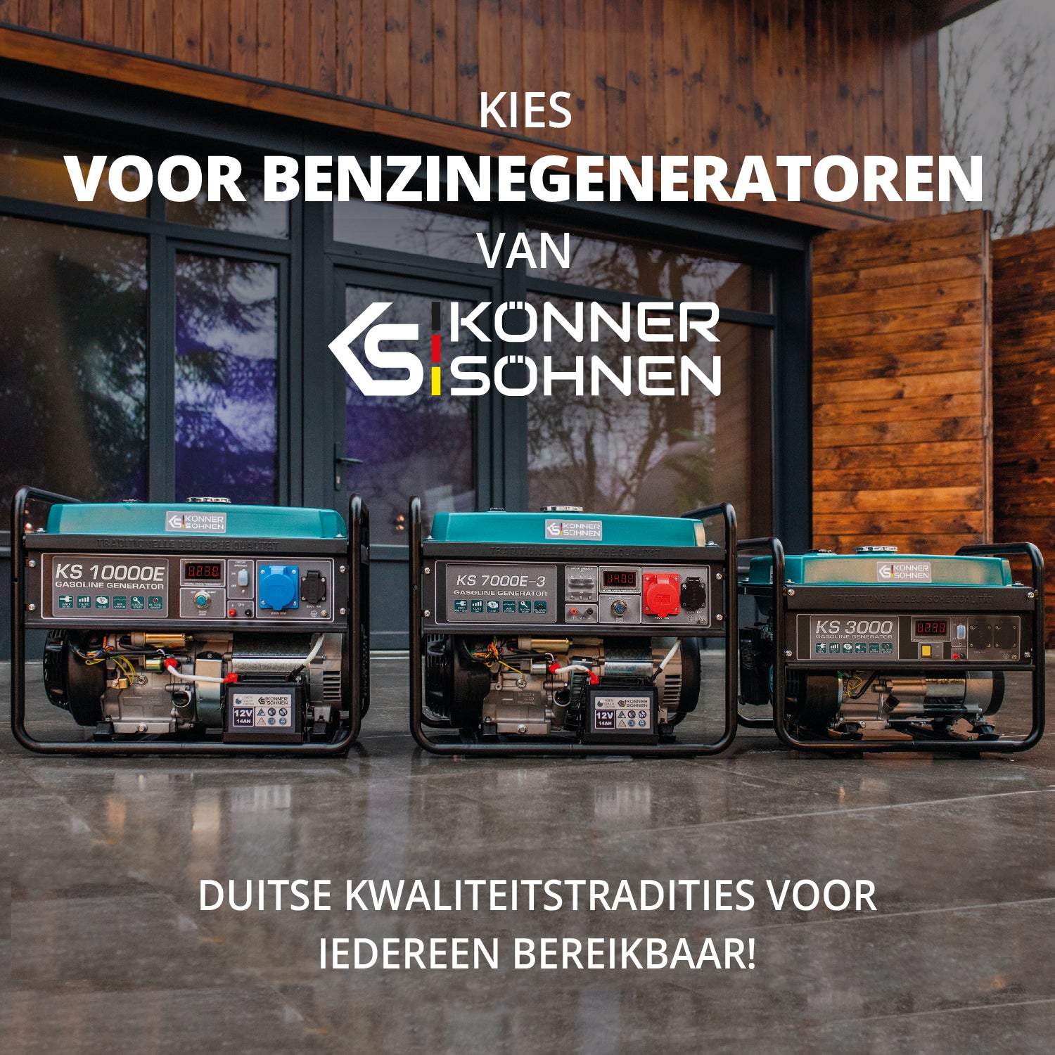 Benzinski generator „Könner & Söhnen“ KS 2900