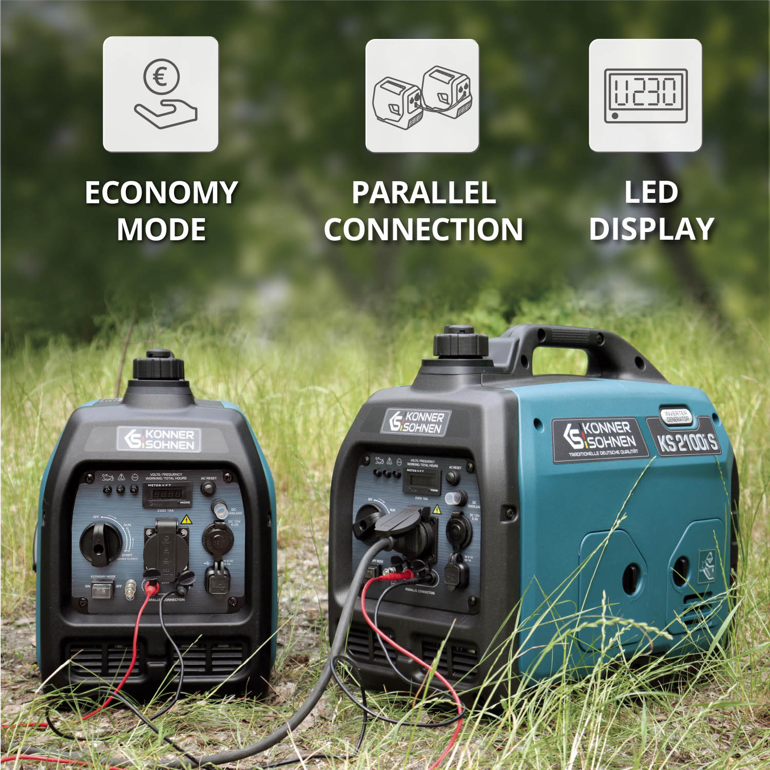 Generador inverter híbrido de gas/gasolina KS 3100iG S
