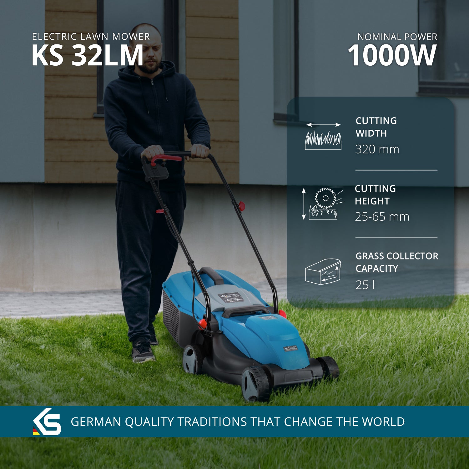 Elektrická sekačka na trávu KS 32LM