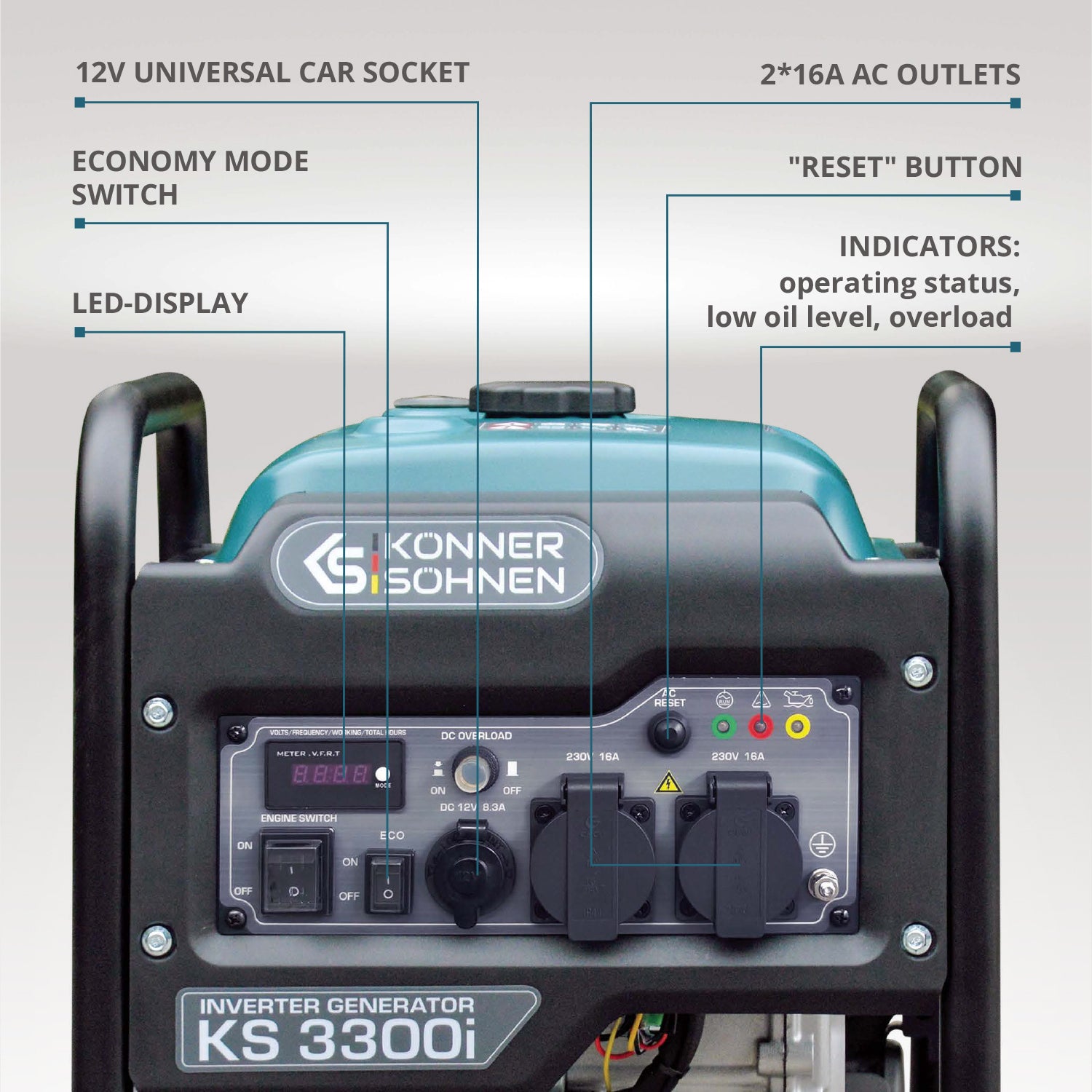 Invertergenerator KS 3300i