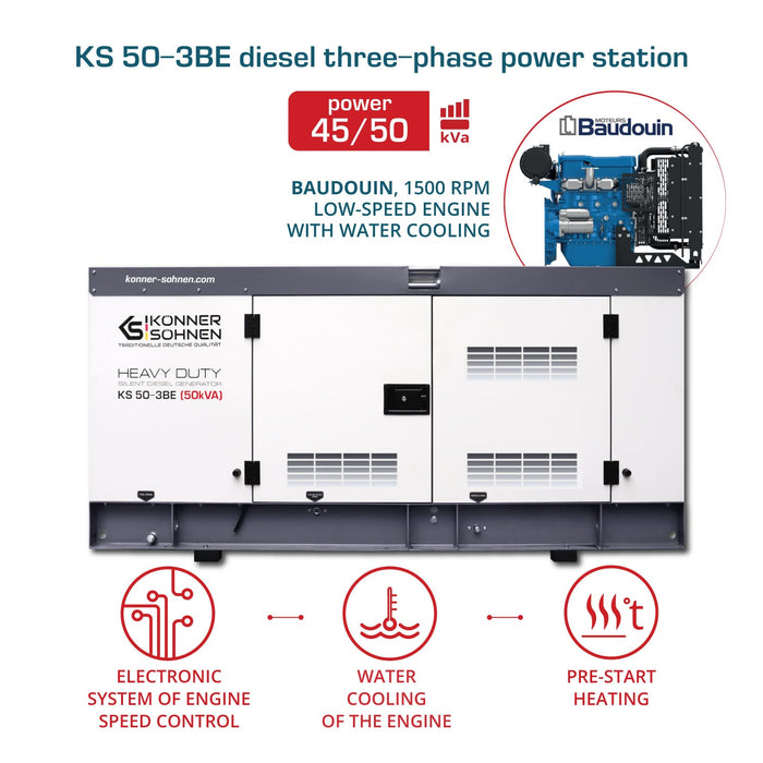 Diesel Three-Phase Power Station KS 50-3BE