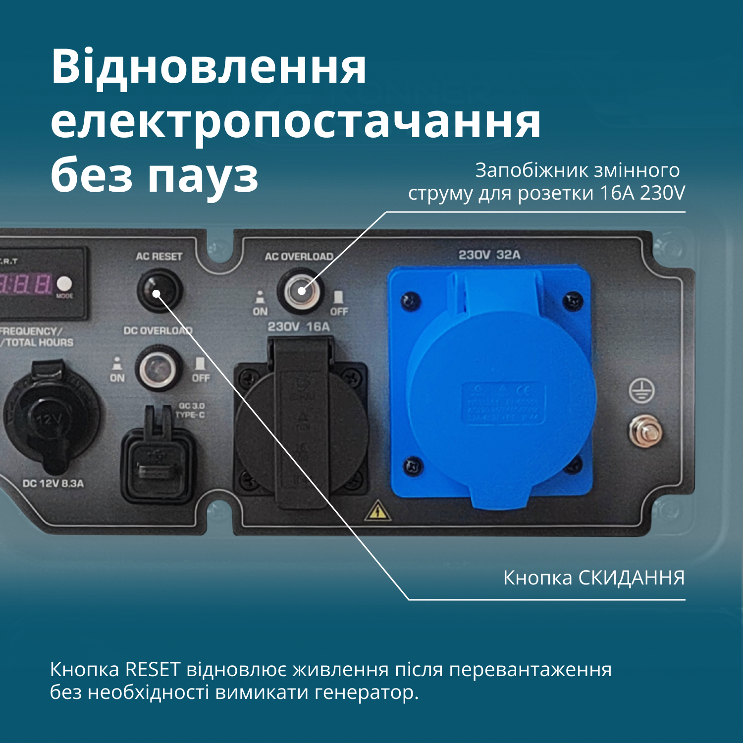 Інверторний бензиновий генератор KS 6500iE