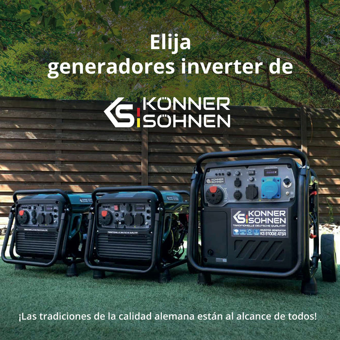 Generador inverter KS 8100iE 1/3 ATSR