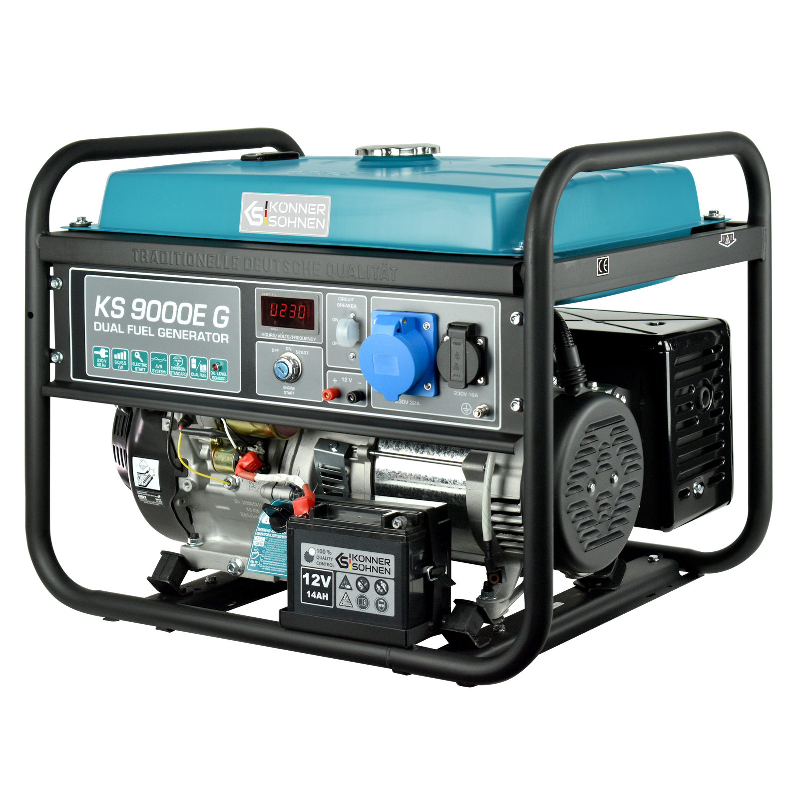 LPG/benzinski generator „Könner & Söhnen“ KS 9000E G
